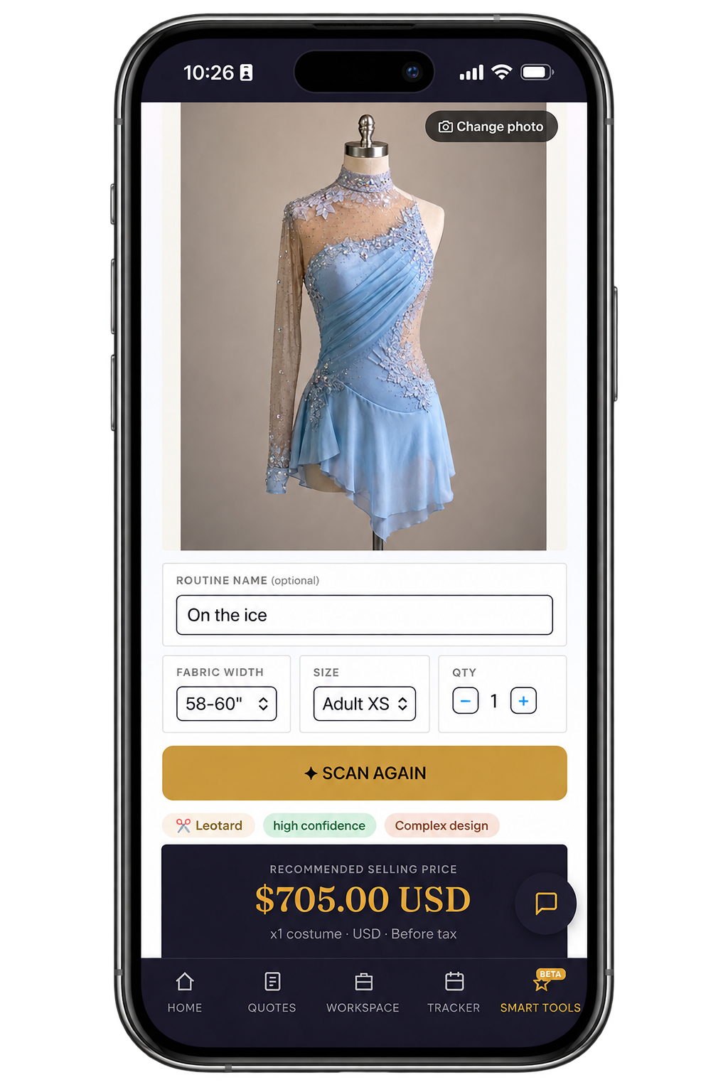 Costumer Smart Pricing estimate in US dollars